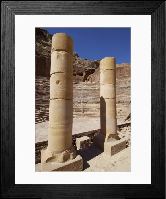 Framed Print : Nabatean Theatre Framed Print : Nabatean Theatre