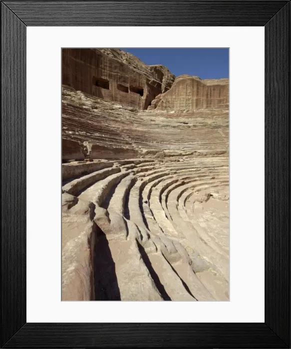 Framed Print : Nabatean Theatre Framed Print : Nabatean Theatre