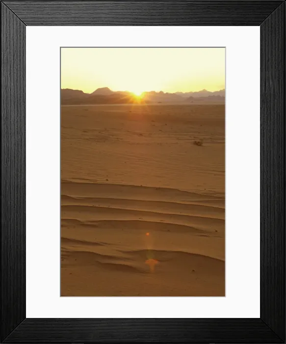 Framed Print : Desert, Wadi Rum Framed Print : Desert, Wadi Rum