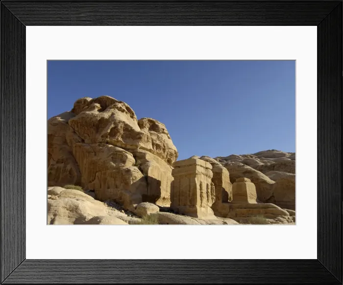 Framed Print : Djin Blocks Framed Print : Djin Blocks
