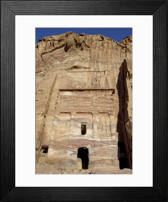 Framed Print : Silk Tomb, Petra Framed Print : Silk Tomb, Petra