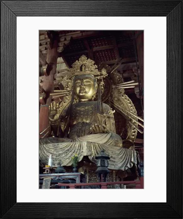 Framed Print : Buddha in the Todaiji Temple Framed Print : Buddha in the Todaiji Temple
