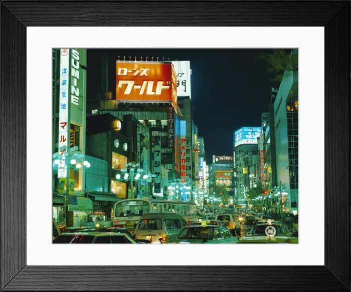 Framed Print : Street at night Framed Print : Street at night
