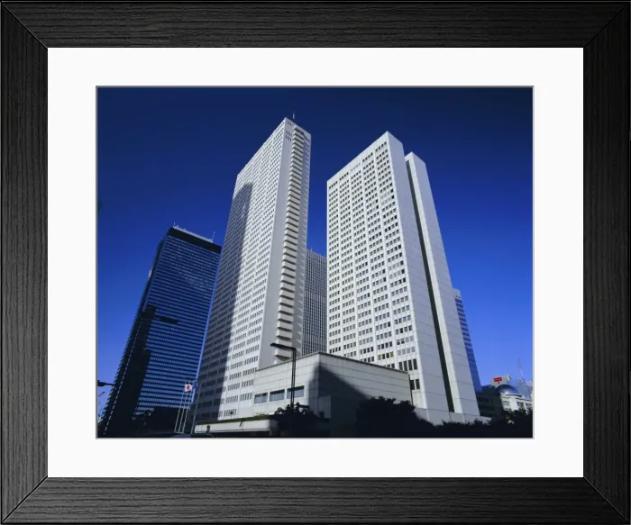 Framed Print : Skyscrapers in Shinjuku district Framed Print : Skyscrapers in Shinjuku district