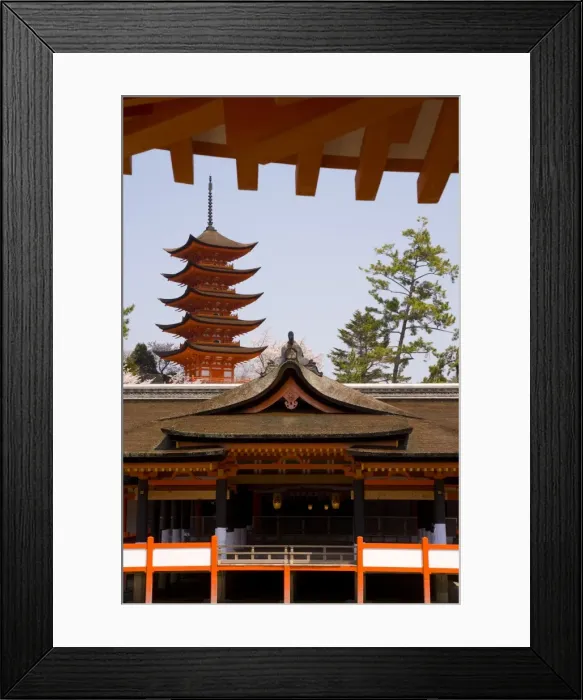 Framed Print : Itsukushima Framed Print : Itsukushima