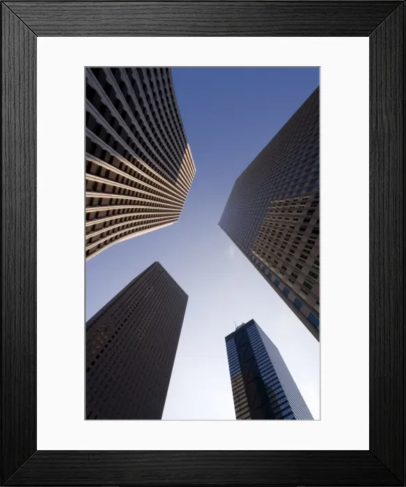 Framed Print : Low angle view of office buildings Framed Print : Low angle view of office buildings
