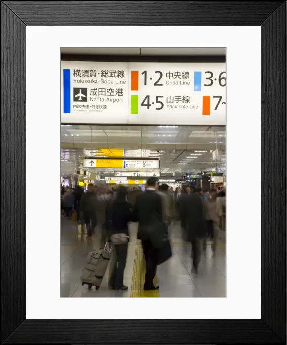 Framed Print : Tokyo Central Train Station Framed Print : Tokyo Central Train Station