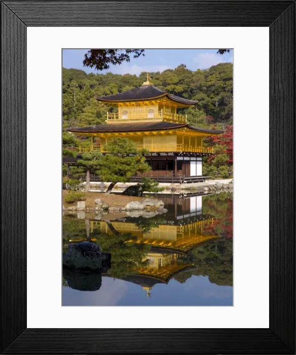 Framed Print : Kinkaku-ji (The Golden Pavilion) Framed Print : Kinkaku-ji (The Golden Pavilion)