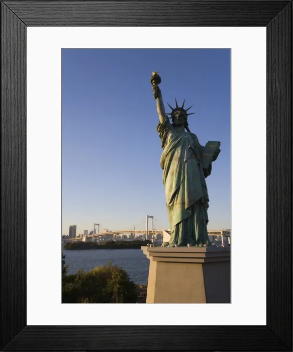 Framed Print : Replica Statue of Liberty Framed Print : Replica Statue of Liberty