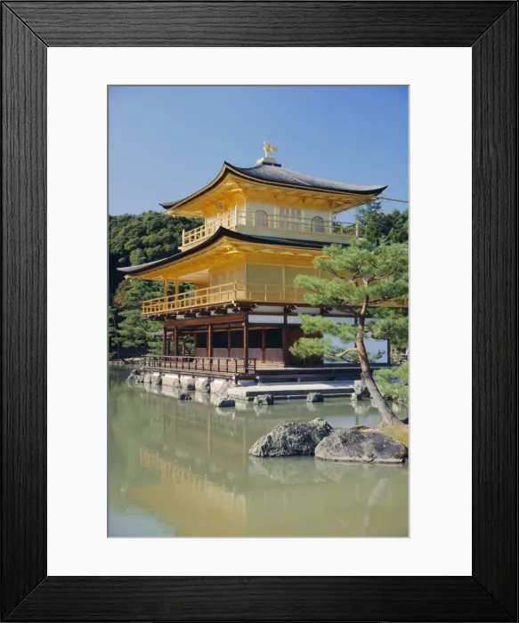 Framed Print : Temple of the Golden Pavilion Framed Print : Temple of the Golden Pavilion