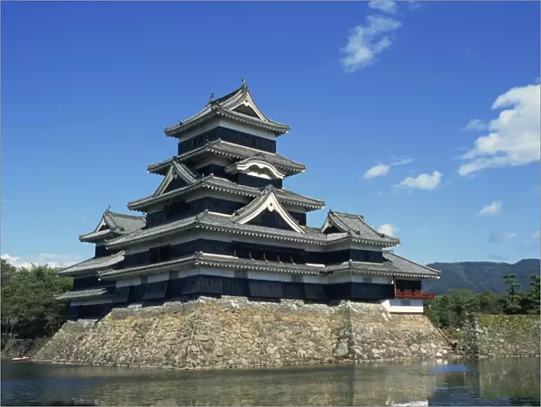 Matsumoto-jo castle at Matsumoto in Japan
