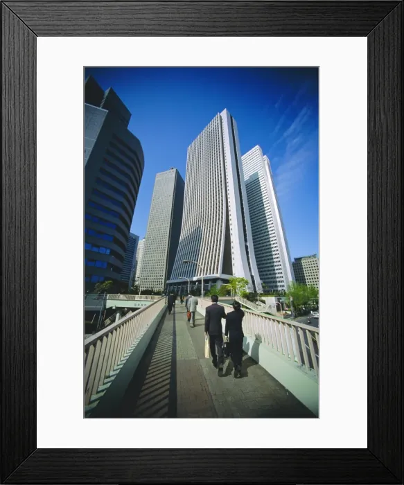 Framed Print : Financial district Framed Print : Financial district
