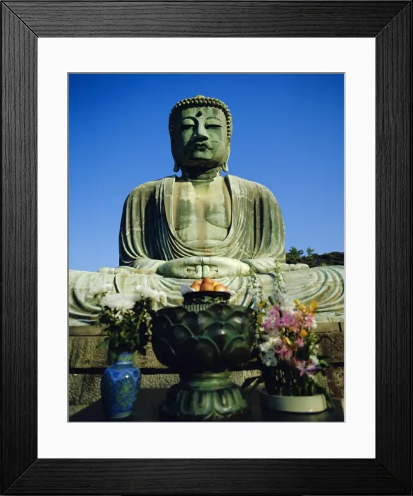 Framed Print : Giant Buddha in Kamakura Framed Print : Giant Buddha in Kamakura