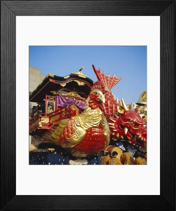 Framed Print : Hououmaru (chicken) float Framed Print : Hououmaru (chicken) float