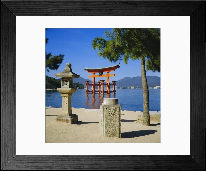 Framed Print : Floating Torii Framed Print : Floating Torii