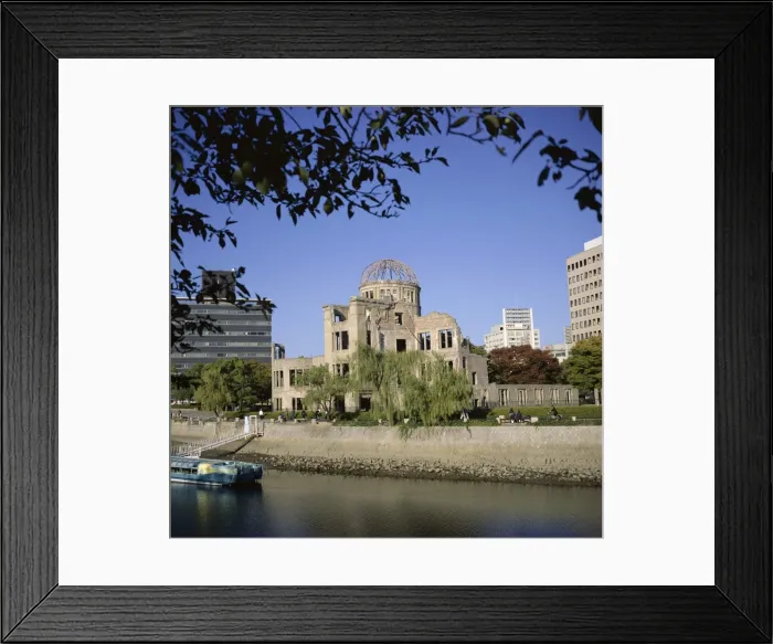 Framed Print : A-Bomb Dome, destroyed at 8 Framed Print : A-Bomb Dome, destroyed at 8