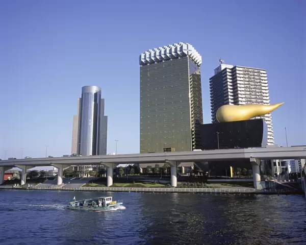 Exterior of the Asahi Beer headquarters