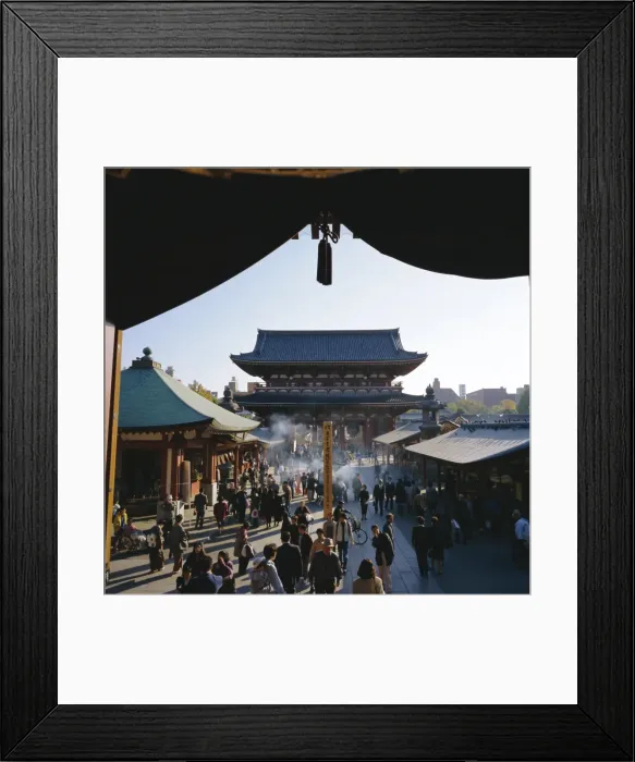 Framed Print : Hozo-mon Gate