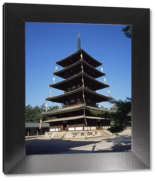 Pagoda, Horyu-ji temple