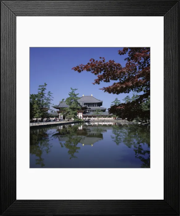 Framed Print : Exterior of Daibutsen-den hall of the Great Buddha Framed Print : Exterior of Daibutsen-den hall of the Great Buddha