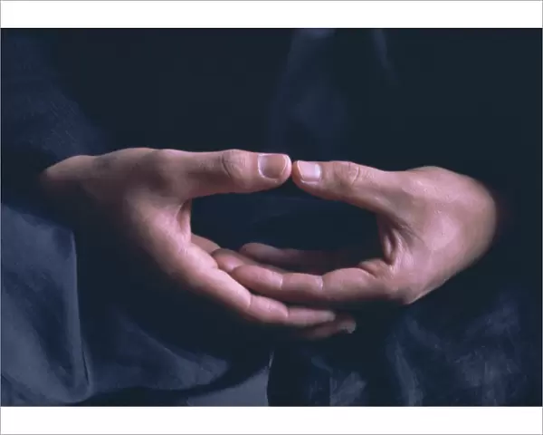 Hands, Za-Zen meditation