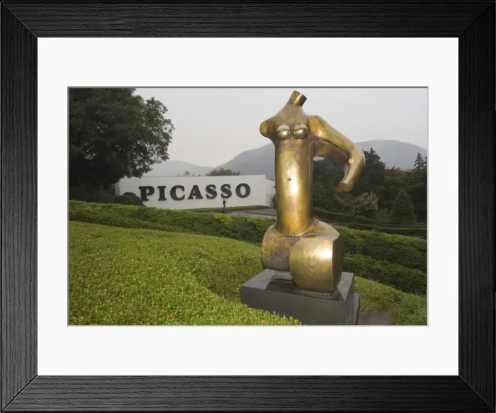 Framed Print : Picasso Sculpture Park Museum Framed Print : Picasso Sculpture Park Museum