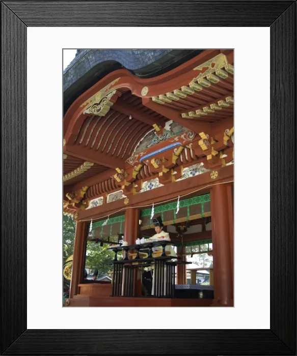 Framed Print : Wedding ceremony at Hachimangu Shrine Framed Print : Wedding ceremony at Hachimangu Shrine