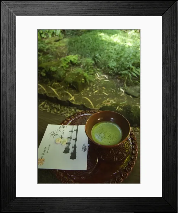 Framed Print : Tea ceremony in bamboo forest Framed Print : Tea ceremony in bamboo forest