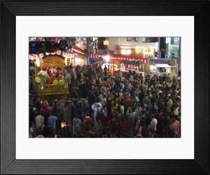 Framed Print : Procession of parade floats Framed Print : Procession of parade floats