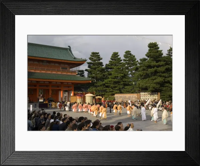 Framed Print : Traditional costumes of Jidai Festival Framed Print : Traditional costumes of Jidai Festival