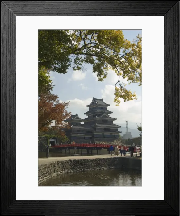 Framed Print : Moat around Matsumoto Castle Framed Print : Moat around Matsumoto Castle
