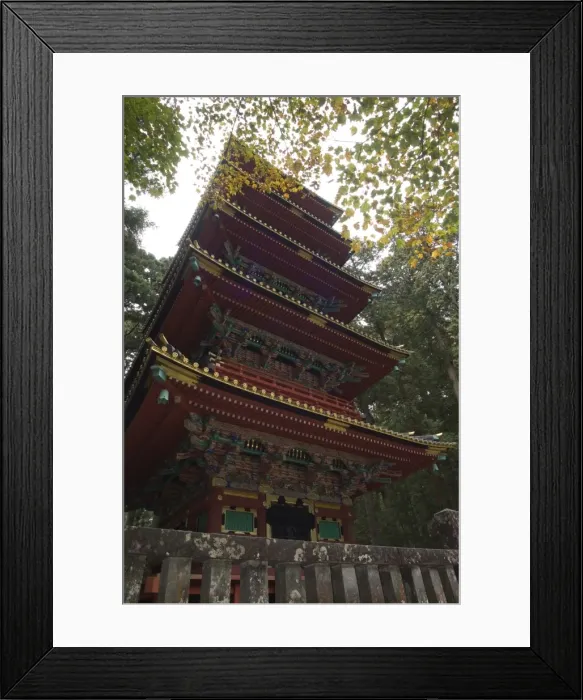 Framed Print : Pagoda at Toshogu Shrine Framed Print : Pagoda at Toshogu Shrine