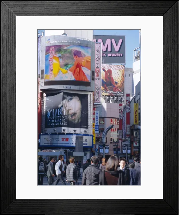 Framed Print : Shibuya crossing Framed Print : Shibuya crossing
