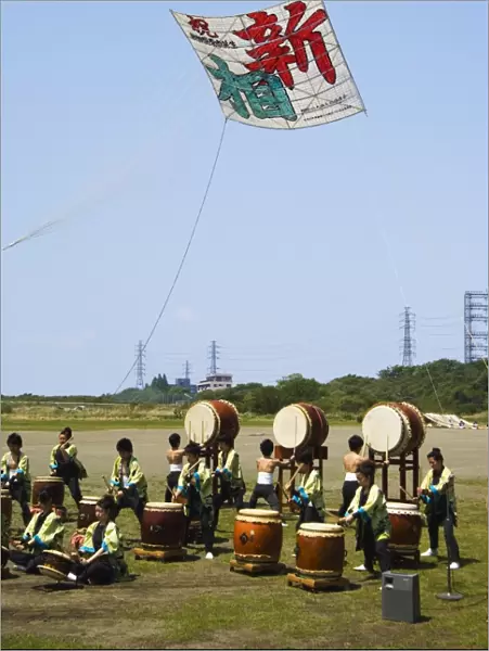 Taiko drumming group