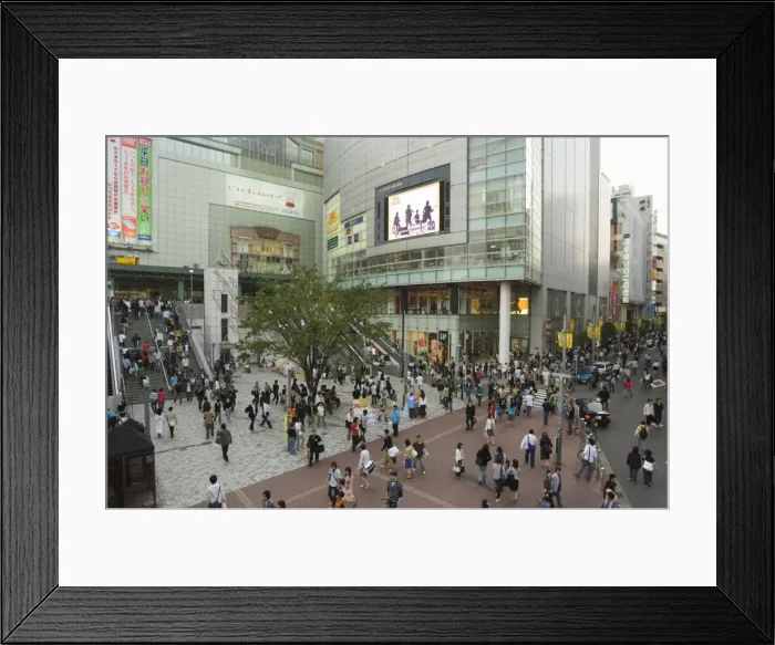 Framed Print : Busy streets at Shinjuku station Framed Print : Busy streets at Shinjuku station