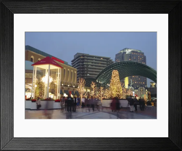 Framed Print : Christmas illuminations Framed Print : Christmas illuminations