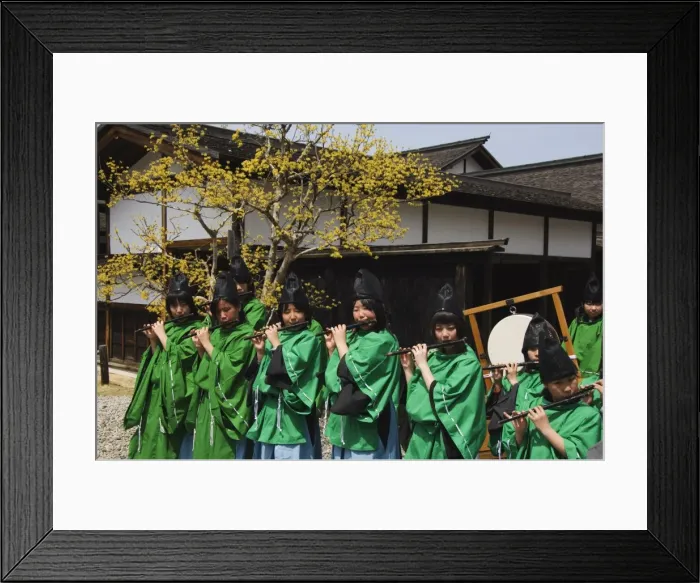 Framed Print : Musicians at Takayama spring festival Framed Print : Musicians at Takayama spring festival