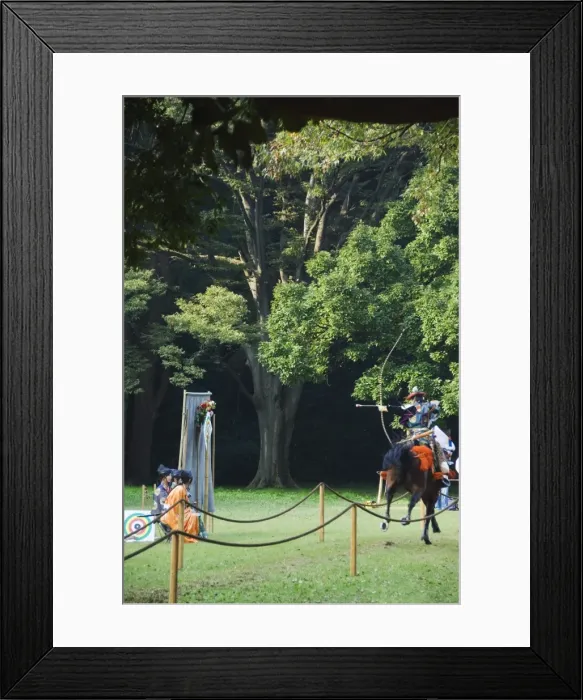 Framed Print : Horse Back Archery Competition (Yabusame) Framed Print : Horse Back Archery Competition (Yabusame)