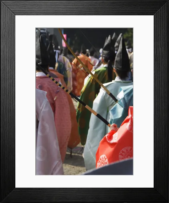 Framed Print : Procession of archers preceding a Horse Back Archery Competition Framed Print : Procession of archers preceding a Horse Back Archery Competition