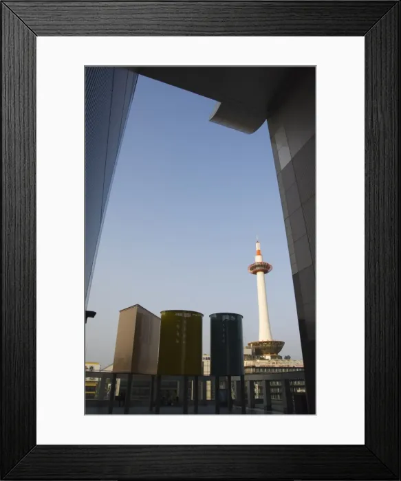 Framed Print : Kyoto Tower at Kyoto Station Framed Print : Kyoto Tower at Kyoto Station