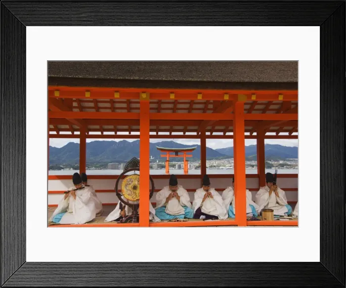 Framed Print : A Wedding Ceremony musical performance in front of Framed Print : A Wedding Ceremony musical performance in front of