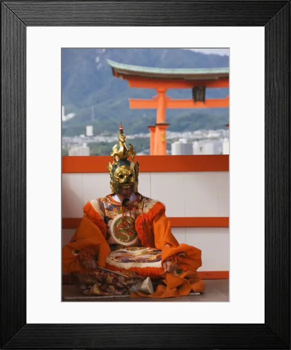 Framed Print : A Wedding Ceremony Dance Performer in front of Framed Print : A Wedding Ceremony Dance Performer in front of