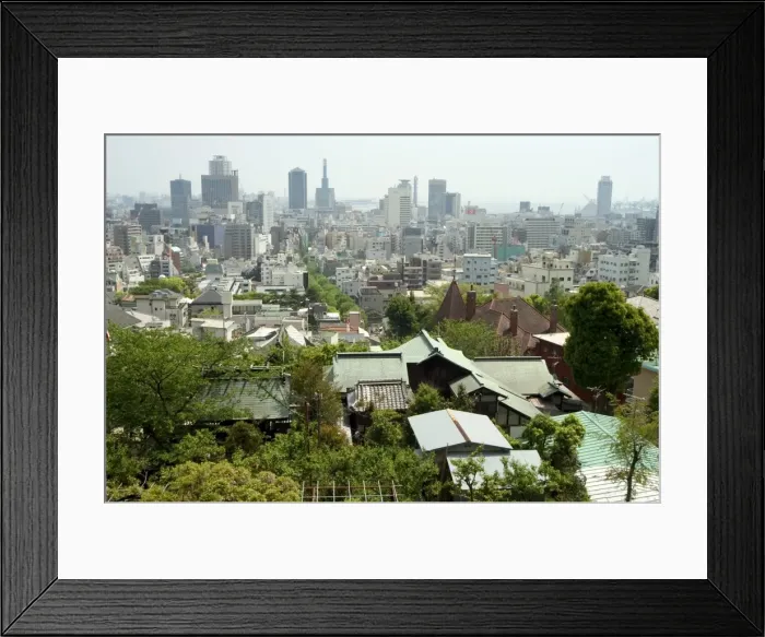 Framed Print : Panoramic view of city centre Framed Print : Panoramic view of city centre
