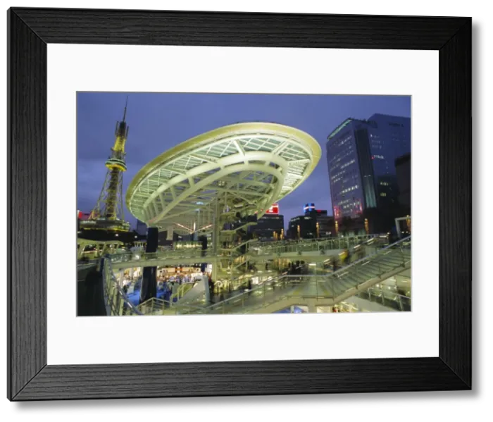 Framed Print : Skywalk, Nagoya city center Framed Print : Skywalk, Nagoya city center