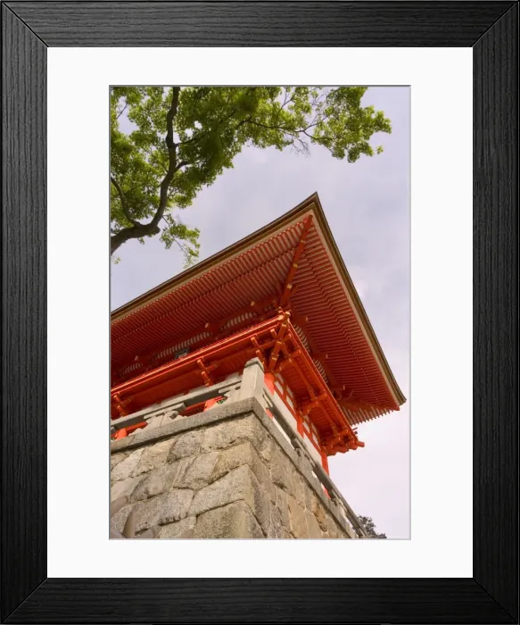 Framed Print : Kiyomizu dera temple Framed Print : Kiyomizu dera temple