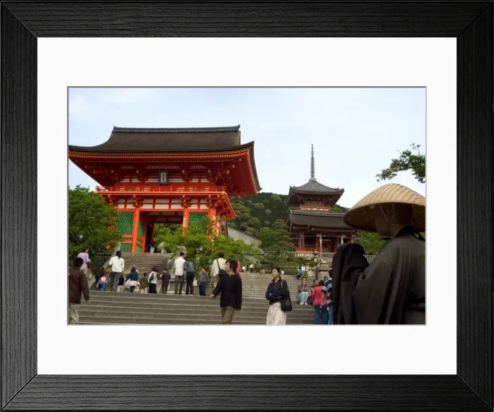 Framed Print : Monk collecting alms Framed Print : Monk collecting alms