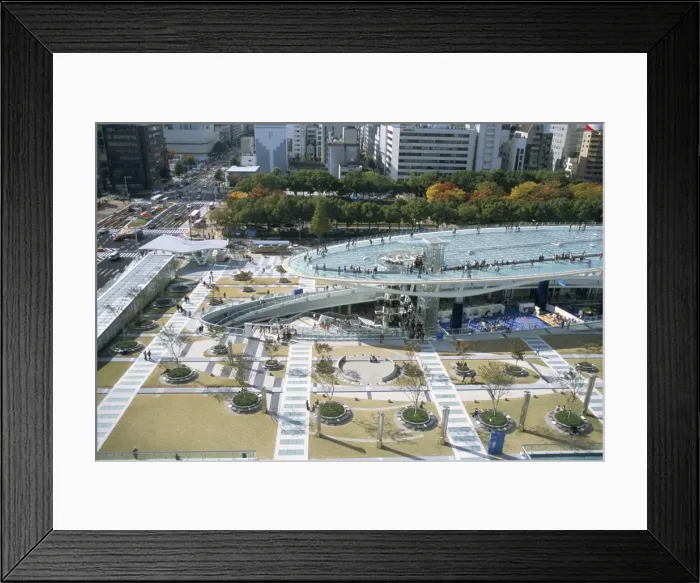 Framed Print : Skywalk, city centre Framed Print : Skywalk, city centre