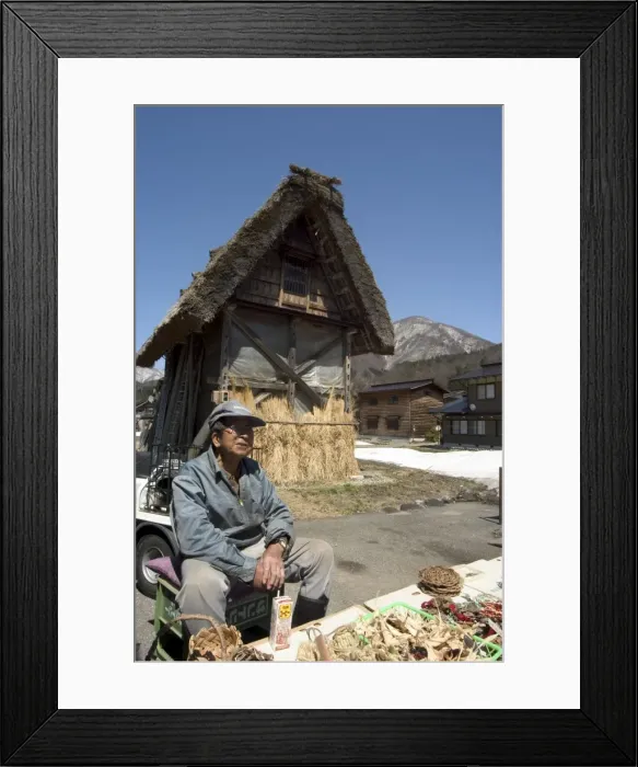 Framed Print : Man selling vegetables Framed Print : Man selling vegetables