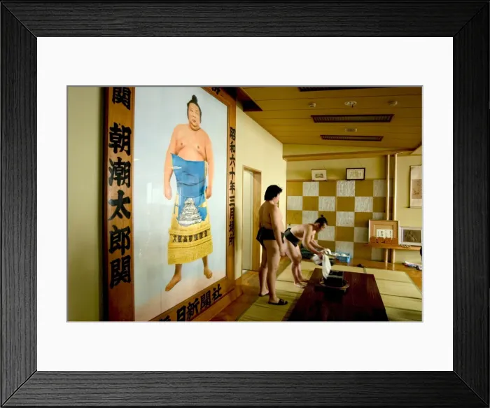 Framed Print : Picture of champion sumo wrestler Framed Print : Picture of champion sumo wrestler