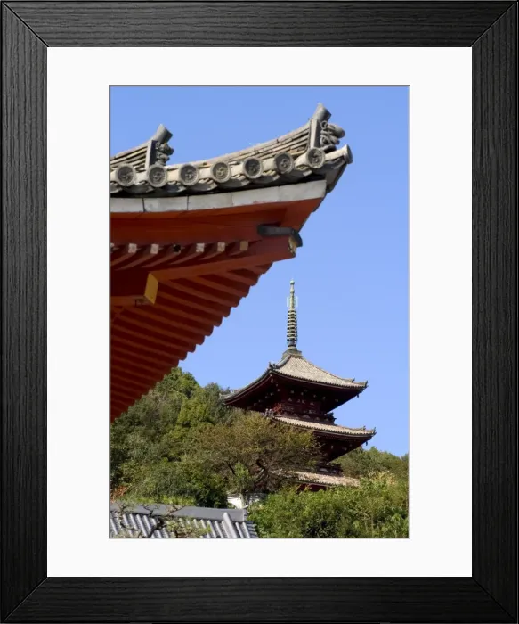 Framed Print : Pagoda, Saikokuji temple Framed Print : Pagoda, Saikokuji temple